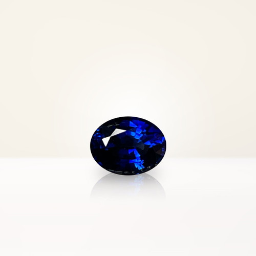 0.91 ct Oval Blue Sapphire - Nolan and Vada