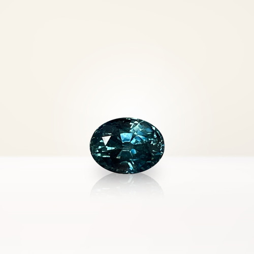 0.97 ct Oval Montana Teal Sapphire - Nolan and Vada