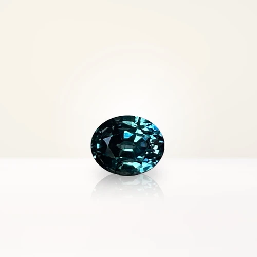 0.97 ct Oval Montana Teal Sapphire - Nolan and Vada