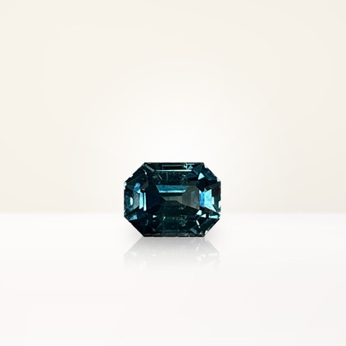 1.04 ct Emerald Cut Montana Teal Sapphire - Nolan and Vada