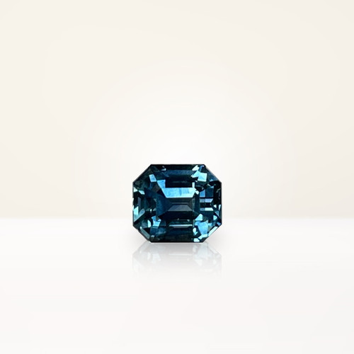 1.06 ct Emerald Cut Montana Teal Sapphire - Nolan and Vada