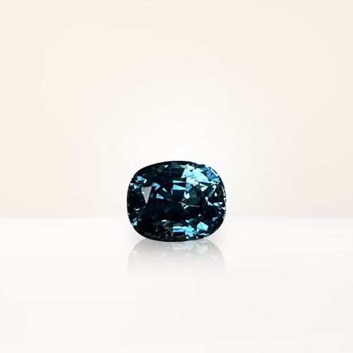 1.00 ct Cushion Montana Teal Sapphire - Nolan and Vada