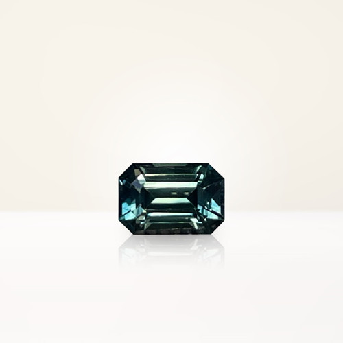1.08 ct Emerald Cut Teal Sapphire - Nolan and Vada