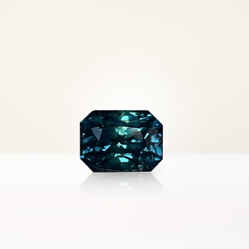 2.07 ct Radiant Teal Sapphire - Nolan and Vada
