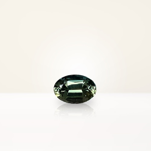 0.63 ct Oval Australian Parti Green Sapphire - Nolan and Vada