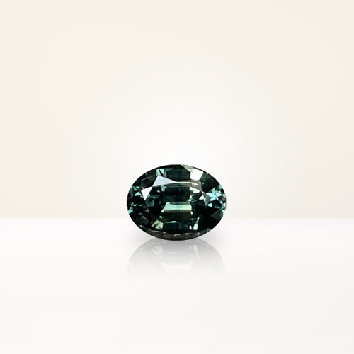 0.68 ct Oval Australian Parti Teal Sapphire - Nolan and Vada
