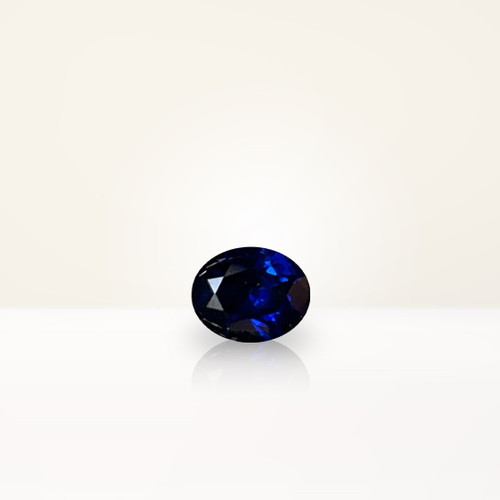 0.46 ct Oval Blue Lab Sapphire - Nolan and Vada