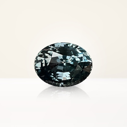 3.36 ct Oval Teal Sapphire - Nolan and Vada