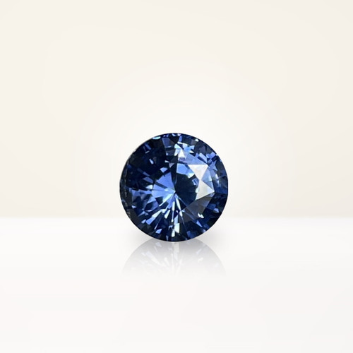 1.68 ct Round Blue Sapphire - Nolan and Vada