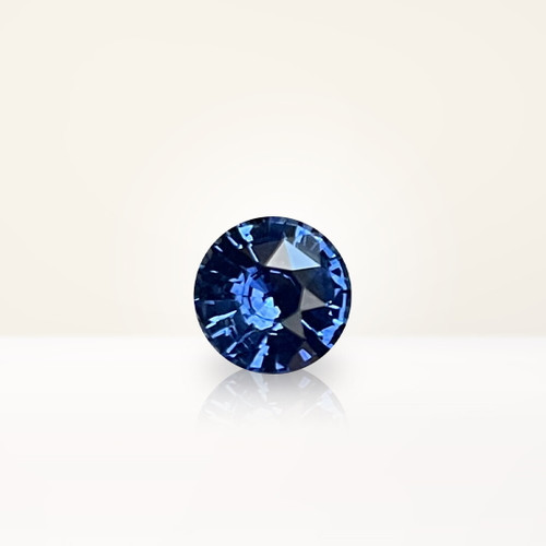 1.09 ct Round Blue Sapphire - Nolan and Vada