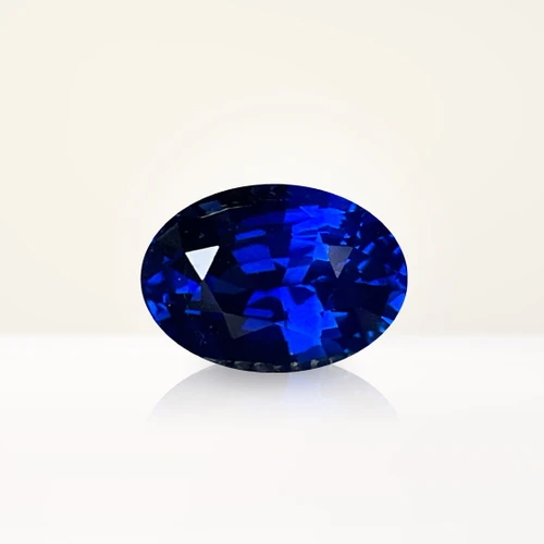 4.02 ct Oval Blue Sapphire - Nolan and Vada