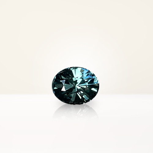 1.04 ct Oval Teal Sapphire - Nolan and Vada