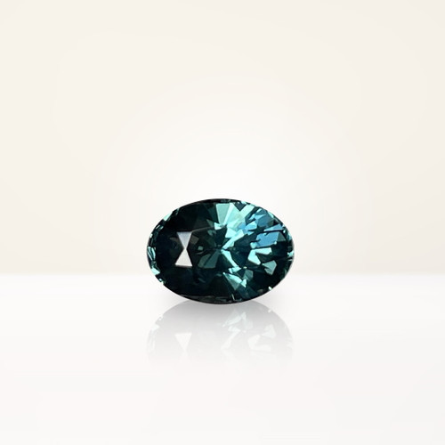 1.20 ct Oval Teal Sapphire - Nolan and Vada