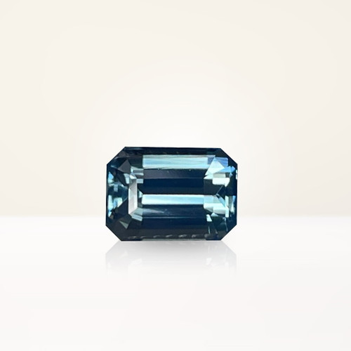 2.02 ct Emerald Cut Teal Sapphire - Nolan and Vada