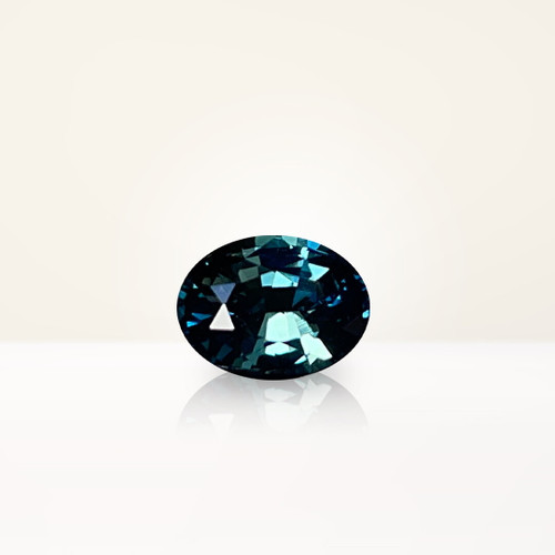 1.11 ct Oval Teal Sapphire - Nolan and Vada