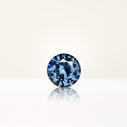 0.91 ct Round Blue Sapphire - Nolan and Vada