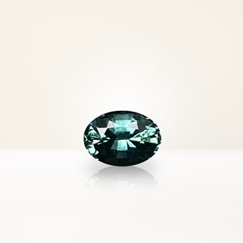 1.07 ct Oval Teal Sapphire - Nolan and Vada