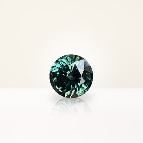 2.06 ct Round Australian Parti Teal Sapphire - Nolan and Vada