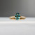 Serenity - 1.03 Oval Teal Sapphire Engagement Ring - [S807-SERENITY-NVST1295]