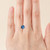 Zoe - 1.23 Round Blue Sapphire Engagement Ring : Nolan and Vada