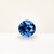 1.77 ct Round Blue Sapphire - Nolan and Vada