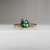 Belle - 1.14 Radiant Teal Sapphire Engagement Ring - [S825-BELLE-NVST1623]