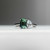 Harriet - 1.25 Emerald Cut Teal Sapphire Engagement Ring - [S831-HARRIET-NVST1978]