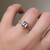 S807-SERENITY-WG-NVST1946 - Ring on Hand