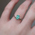 S815-LYDIA-WG-NVSTE2150 - Ring on Hand