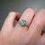 S817-CLARA-WG-NVSTE2150 - Ring on Hand