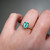S817-CLARA-RG-NVSTE2150 - Ring on Hand