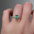 S804-VICTORIA-YG-NVSTE2151 - Ring on Hand