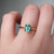 S801-LEAH-RG-NVSTE2152 - Ring on Hand