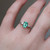 S815-LYDIA-WG-NVSTE2152 - Ring on Hand