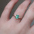 S815-LYDIA-RG-NVSTE2152 - Ring on Hand