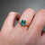 S817-CLARA-RG-NVSTE2155 - Ring on Hand
