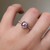 S807-SERENITY-RG-NVST2232 - Ring on Hand