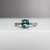 Serenity - 1.17ct Oval Teal Sapphire Engagement Ring - [S807-SERENITY-NVST2382]