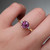 S812-SARAH-YG-NVST2441 - Ring on Hand