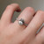 S807-SERENITY-WG-NVST2468 - Ring on Hand