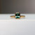 Belle - 1.12ct Radiant Teal Sapphire Engagement Ring - [S825-BELLE-NVST2392]
