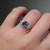 S819-FLORA-YG-NVST2542 - Ring on Hand