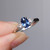 Faye 1.05ct Oval Blue Sapphire Ring - 18K White Gold [S811-FAYER-NVST2787]