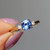 Sarah - 1.16ct Round Blue Sapphire Engagement Ring - [S812-SARAHR-NVST2764]