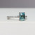 Serenity - 2.08ct Radiant Teal Sapphire Engagement Ring - [S807-SERENITY-NVST2865]