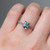 Serenity - 2.08ct Radiant Teal Sapphire Engagement Ring - [S807-SERENITY-NVST2865]