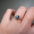 S817-CLARA-RG-NVST2910 - Ring on Hand