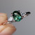 Faye - 1.15ct Oval Australian Parti Teal Sapphire Engagement Ring - [S811-FAYER-NVST3328]