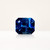 3.06 ct Emerald Cut Blue Sapphire - Nolan and Vada