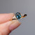 Clara - 1.06ct Oval Teal Sapphire 18K Yellow Gold - NVST3076